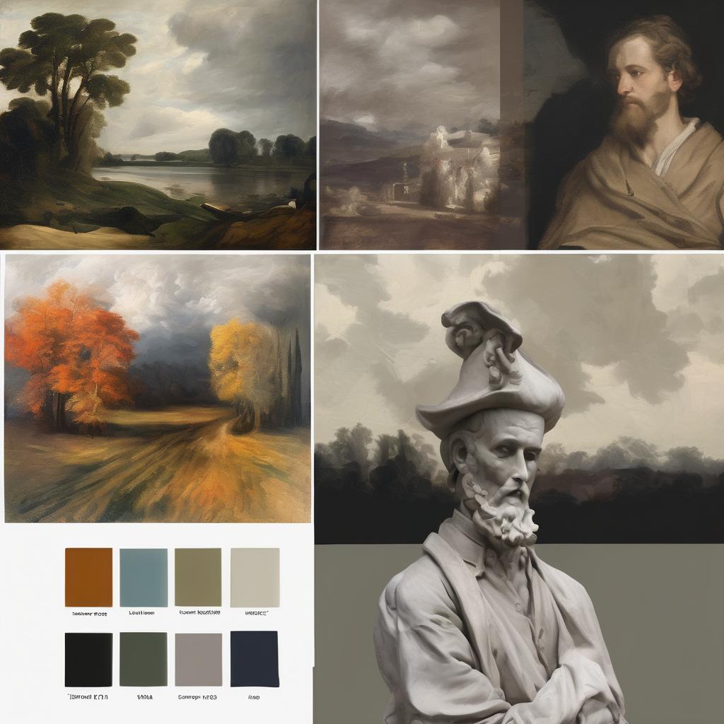 Το στιλ και οι τεχνικές του καλλιτέχνη